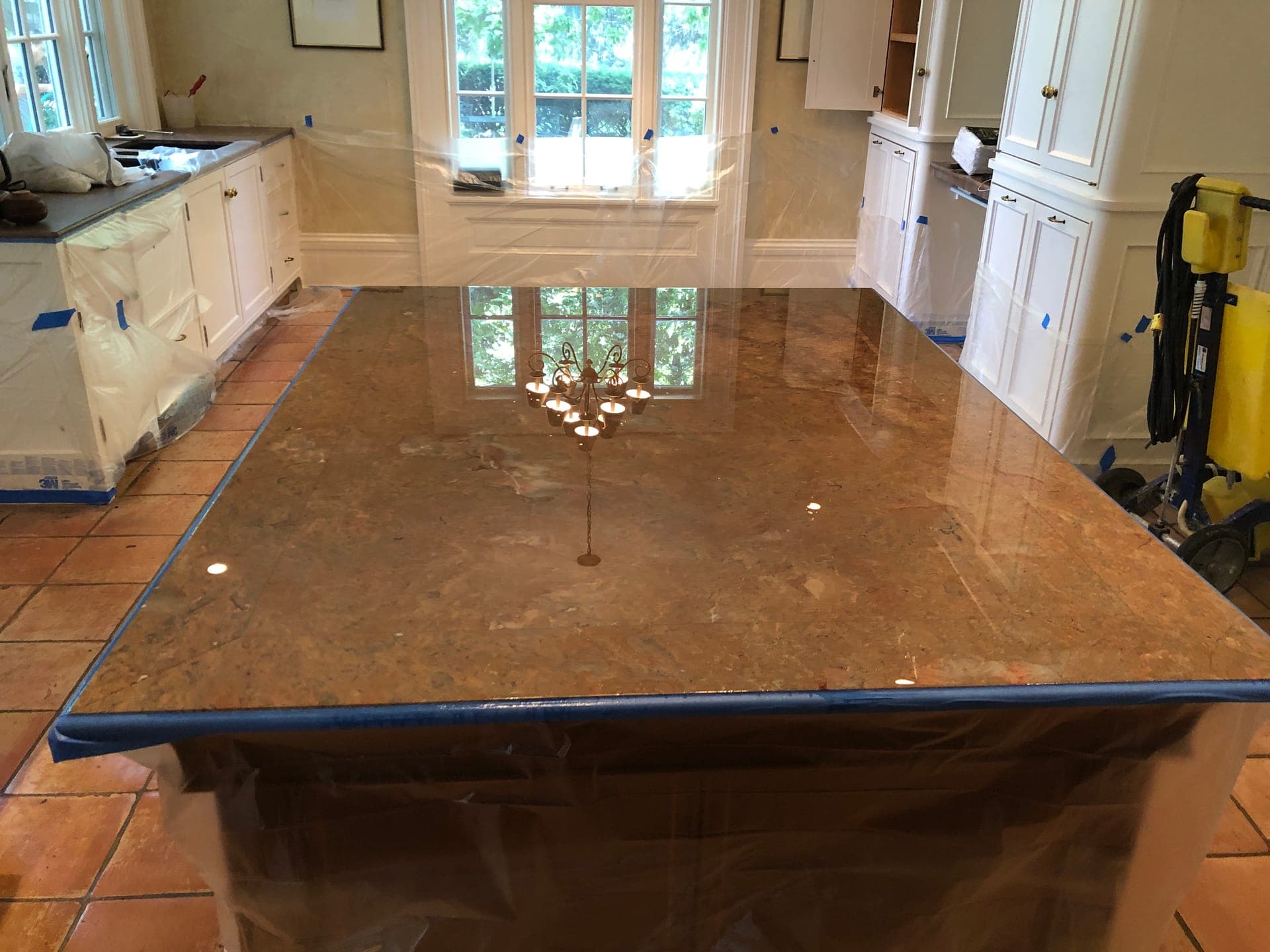 Calacatta Gold Marble Anti-Etch Protection - After
