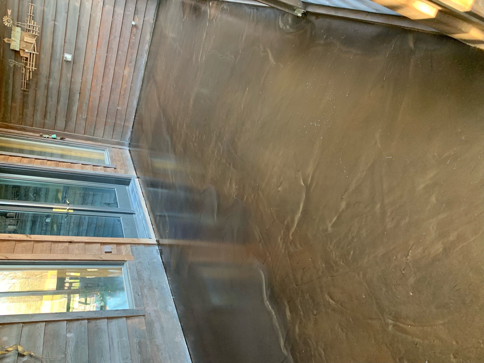 California Grey Seamless Epoxy Installation - Before