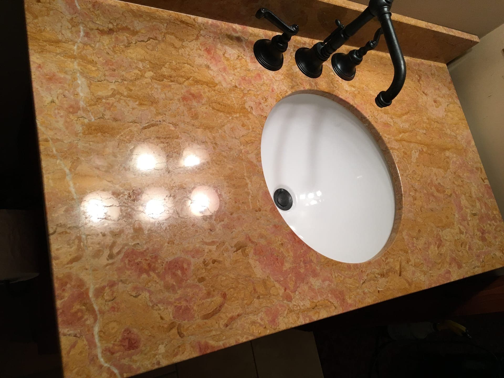Before - Olathe Home: Granite Countertop Restoration