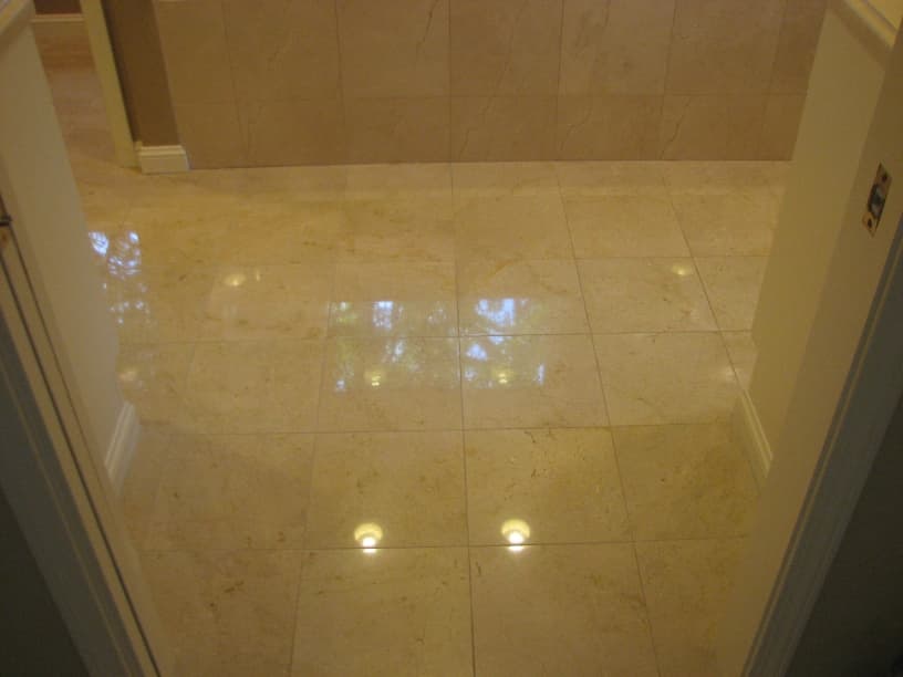 Crema Marfil Marble Countertop Protection
