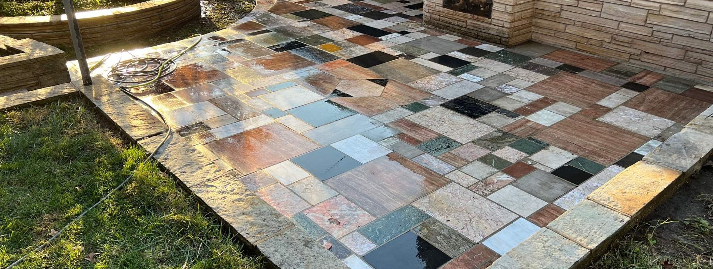 pressure washing before and after results